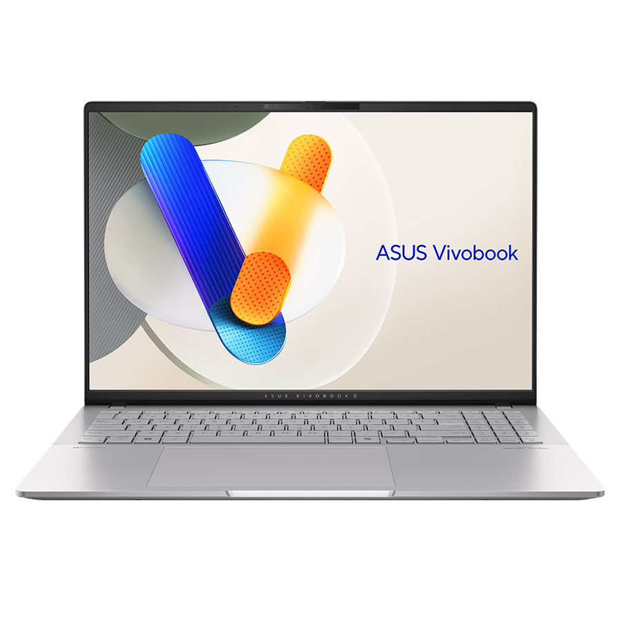 מחשב נייד ASUS Vivobook S 16/M5606WA-16.0 3.2K OLED/AMD Ryzen™ AI G HX 370 /32GB DDR5/1TB M.2 SSD/Win11 /Silver/1YOS