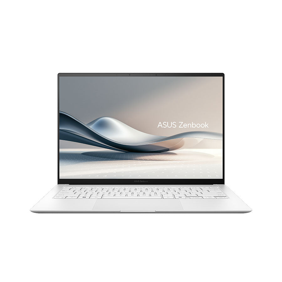 מחשב נייד ASUS UX5406SA-14.0 3K OLED/Touch/INTEL Ultra 7 AI NPU 47/32GB DDR5/1TB SSD/WIN11/White/3YOS