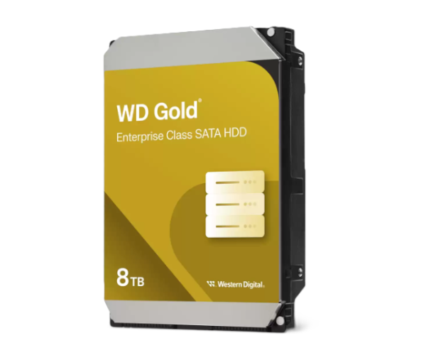 דיסק קשיח WesternDigital 8TB Gold 7200 RPM