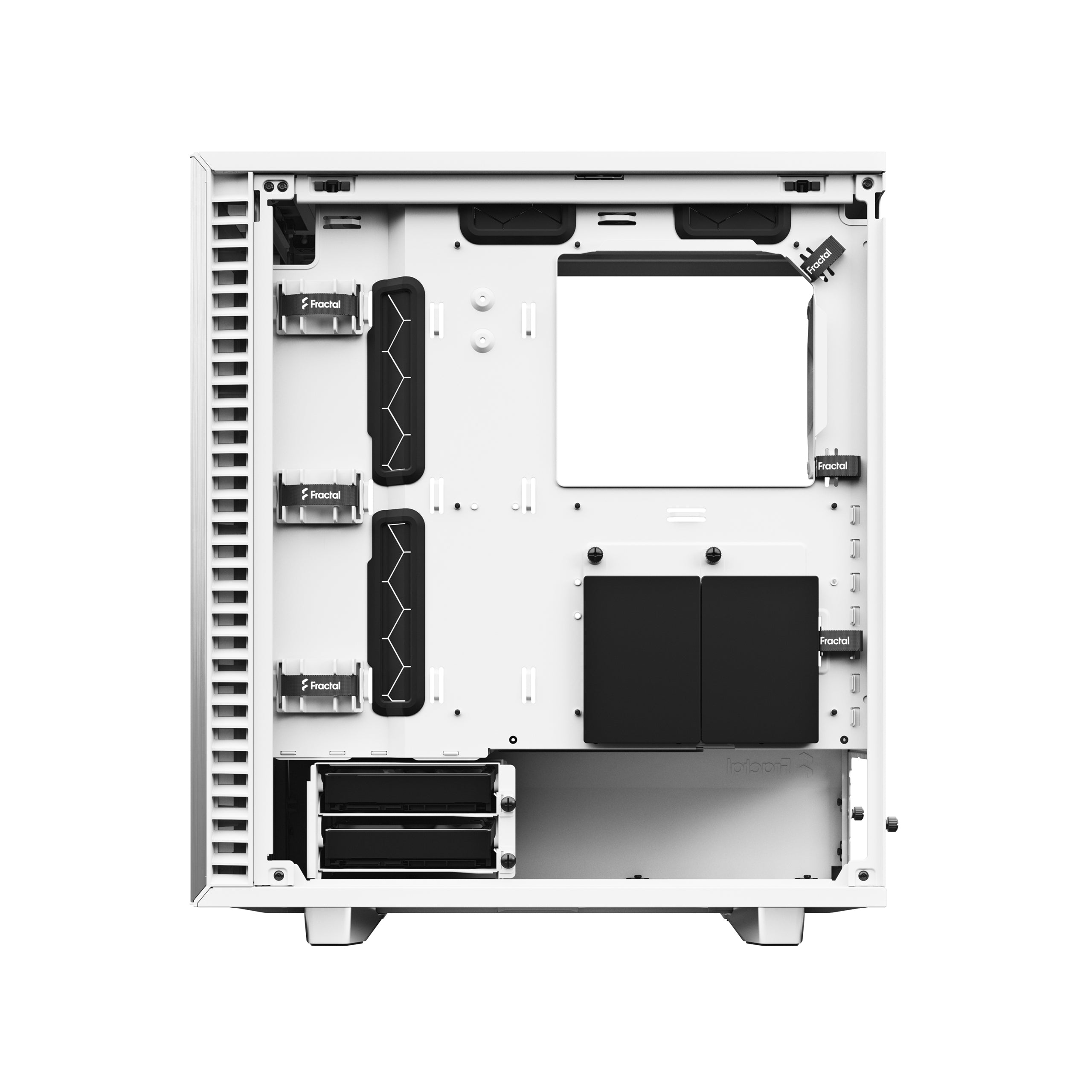 מארז לבן Fractal Design Define 7 Compact White Clear