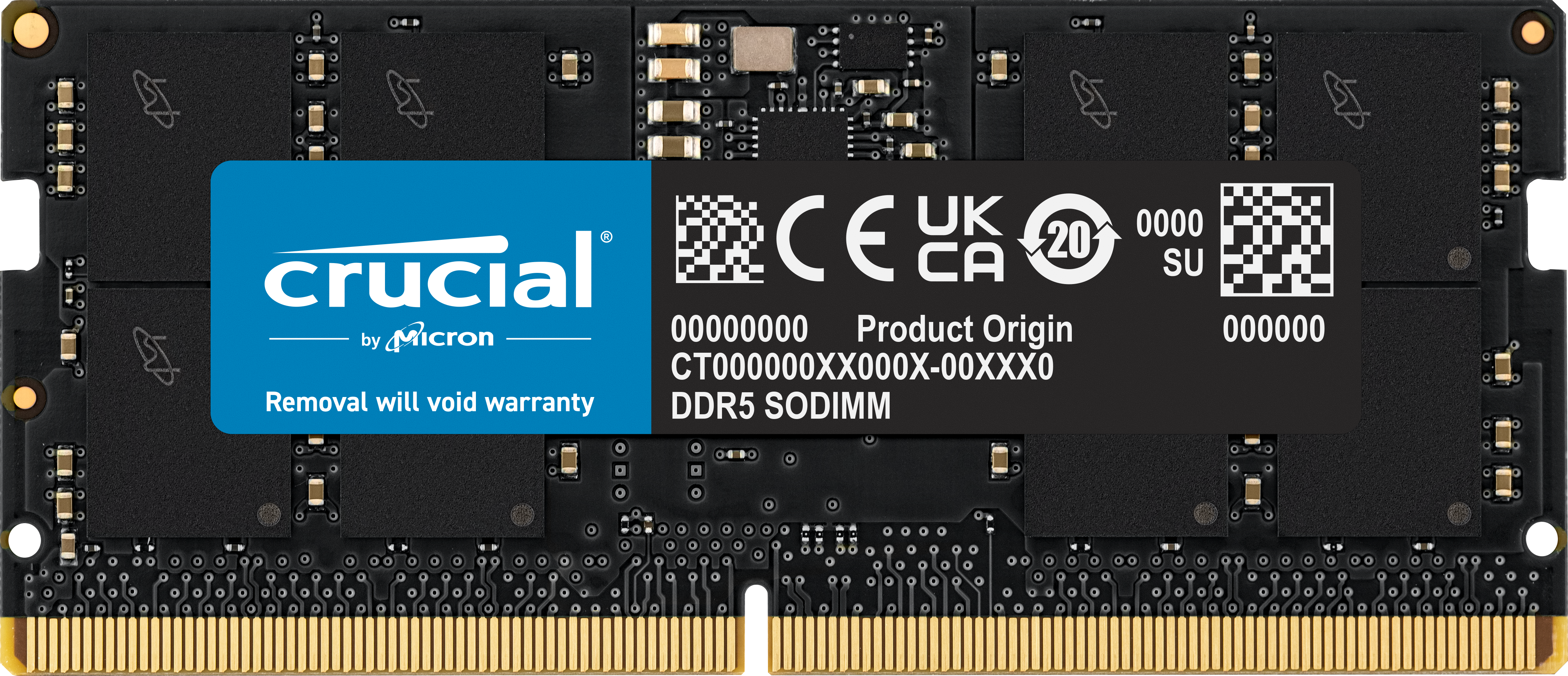 זיכרון לנייד Crucial SO-DIMM 8GB DDR5 5600Mhz