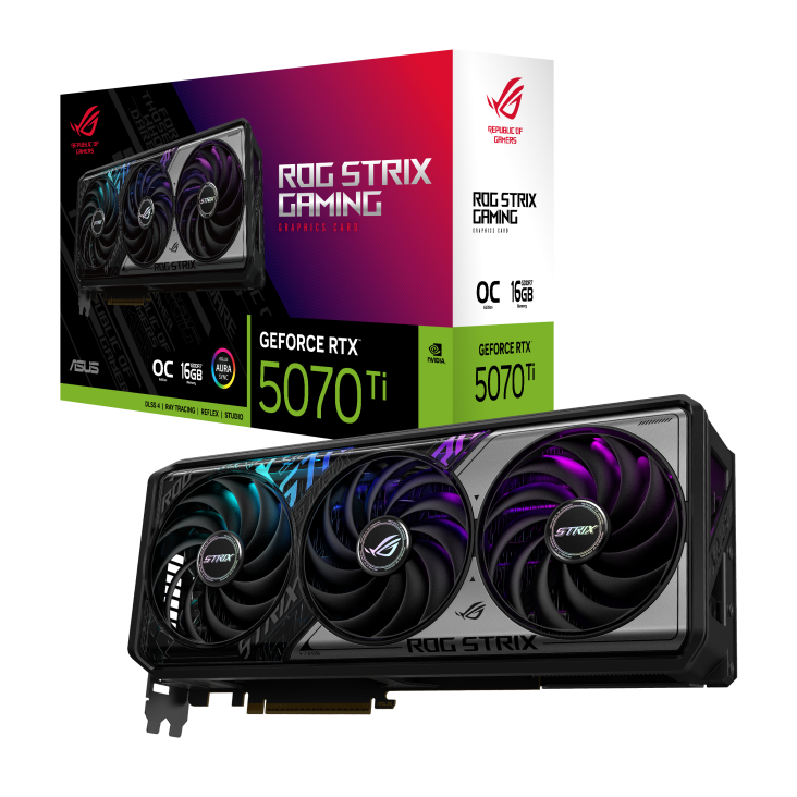 כרטיס מסך ASUS ROG Strix GeForce RTX 5070 Ti 16G OC