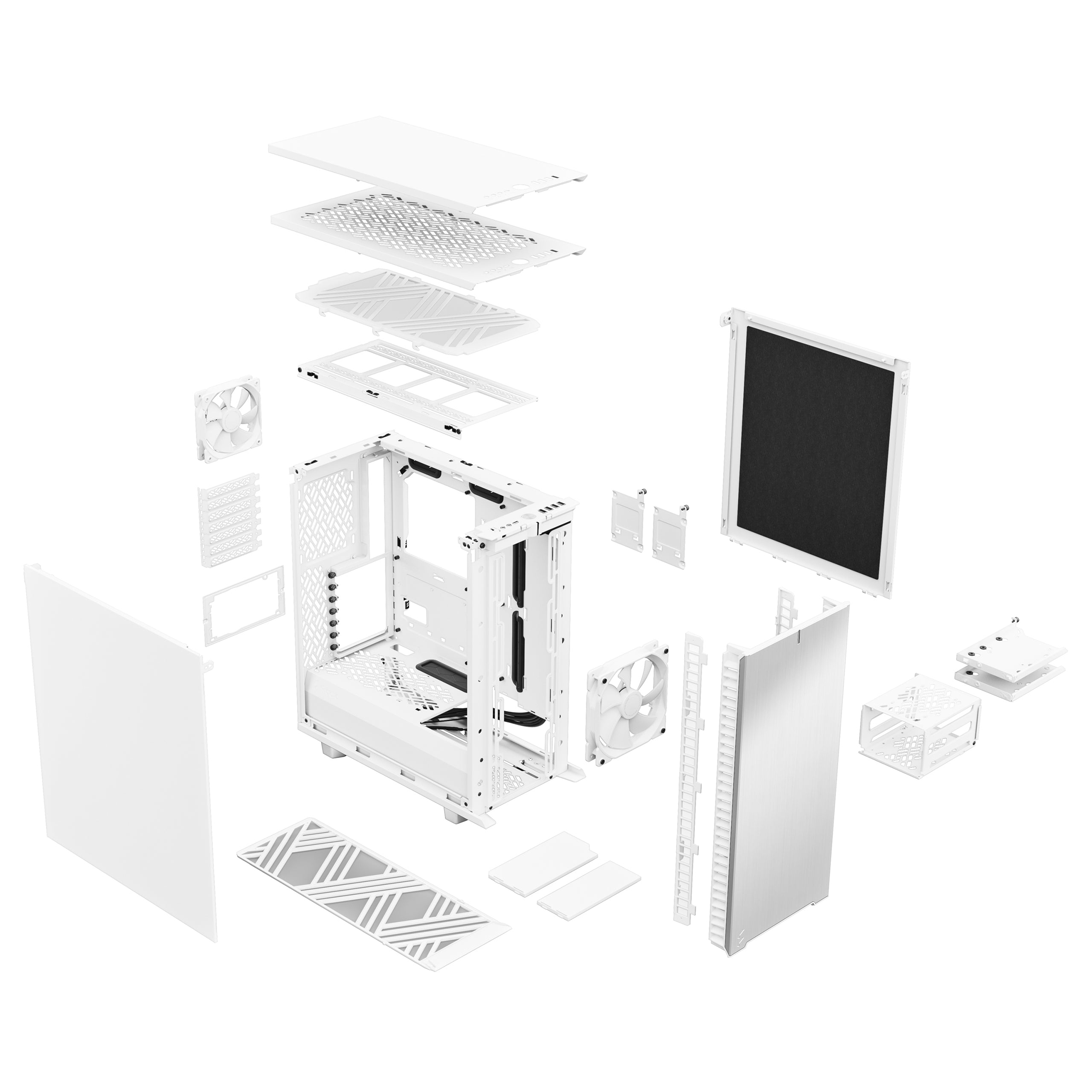 מארז לבן Fractal Design Define 7 Compact White Solid