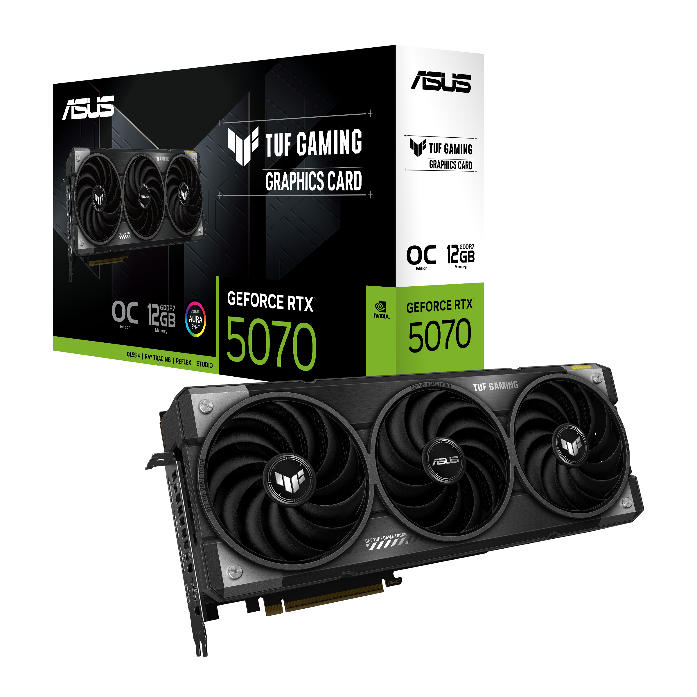 כרטיס מסך ASUS TUF Gaming GeForce RTX 5070 12G OC