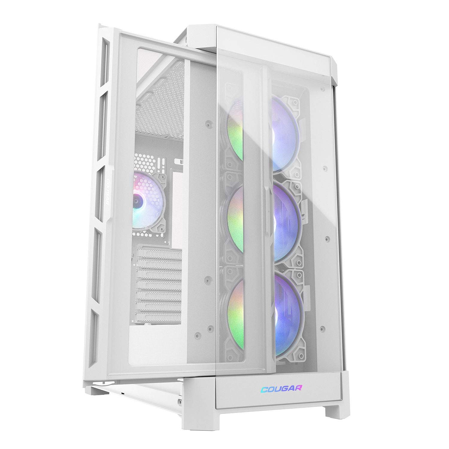מארז בצבע לבן Cougar DUOFACE PRO ARGB