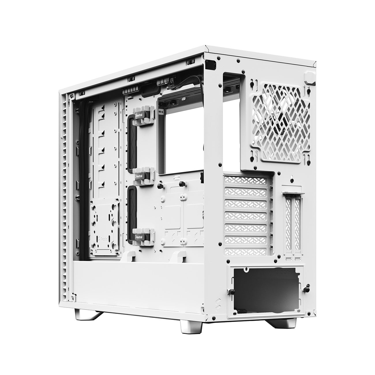 מארז לבן Fractal Design Define 7 White Clear