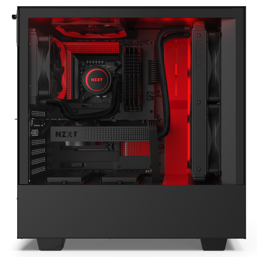 מארז NZXT H510i Matte Red