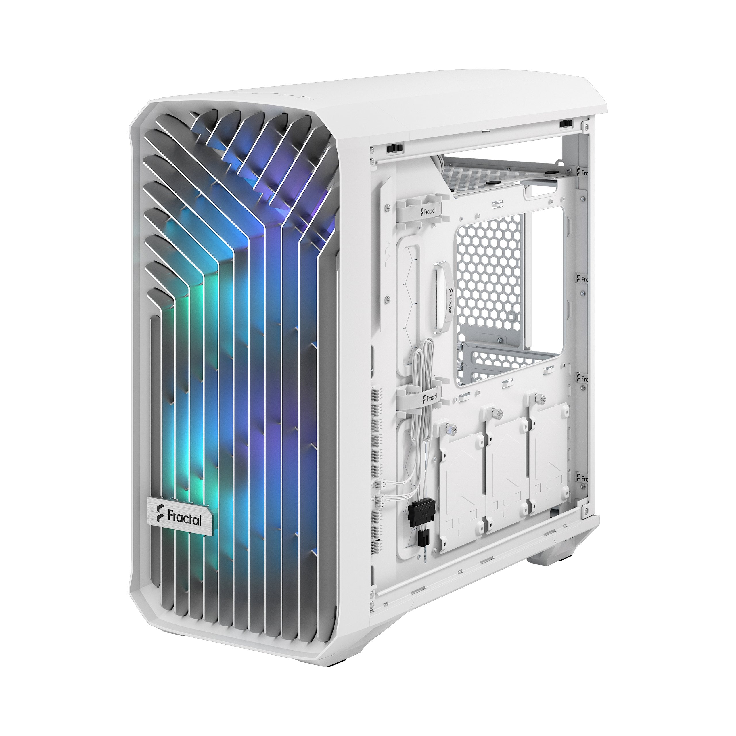 מארז לבן Fractal Design Torrent Compact RGB White Clear