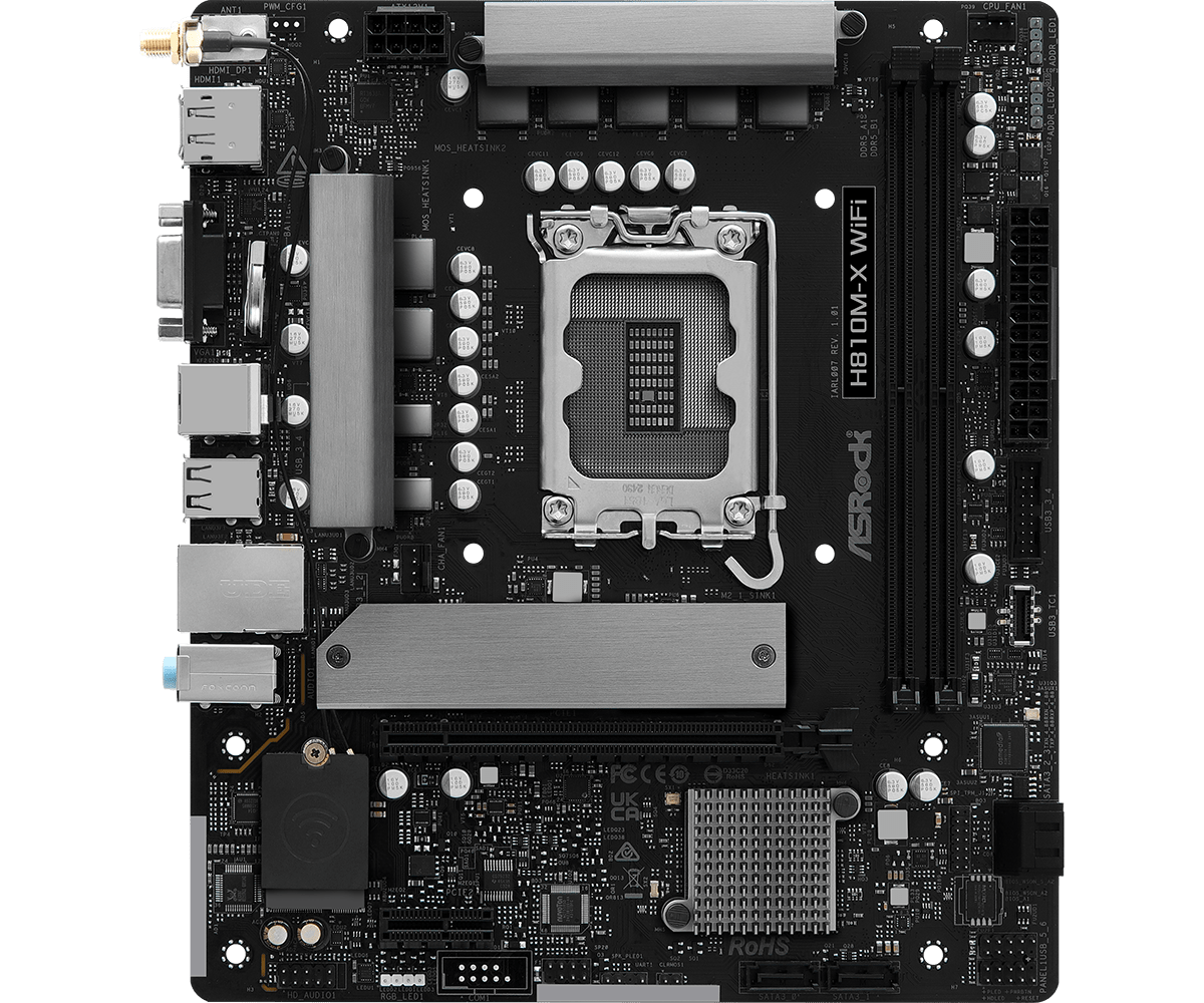 לוח אם ASRock H810M-X WI-FI