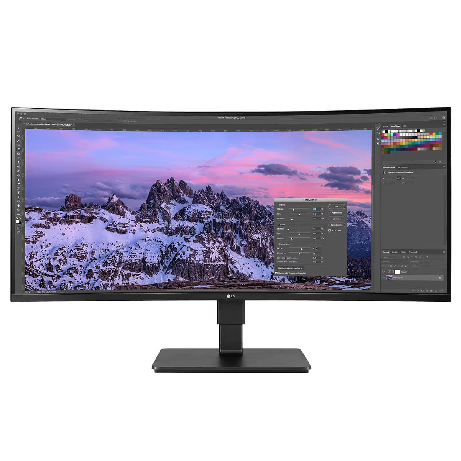 מסך קעור LG 35" UltraWide VA QHD 100Hz