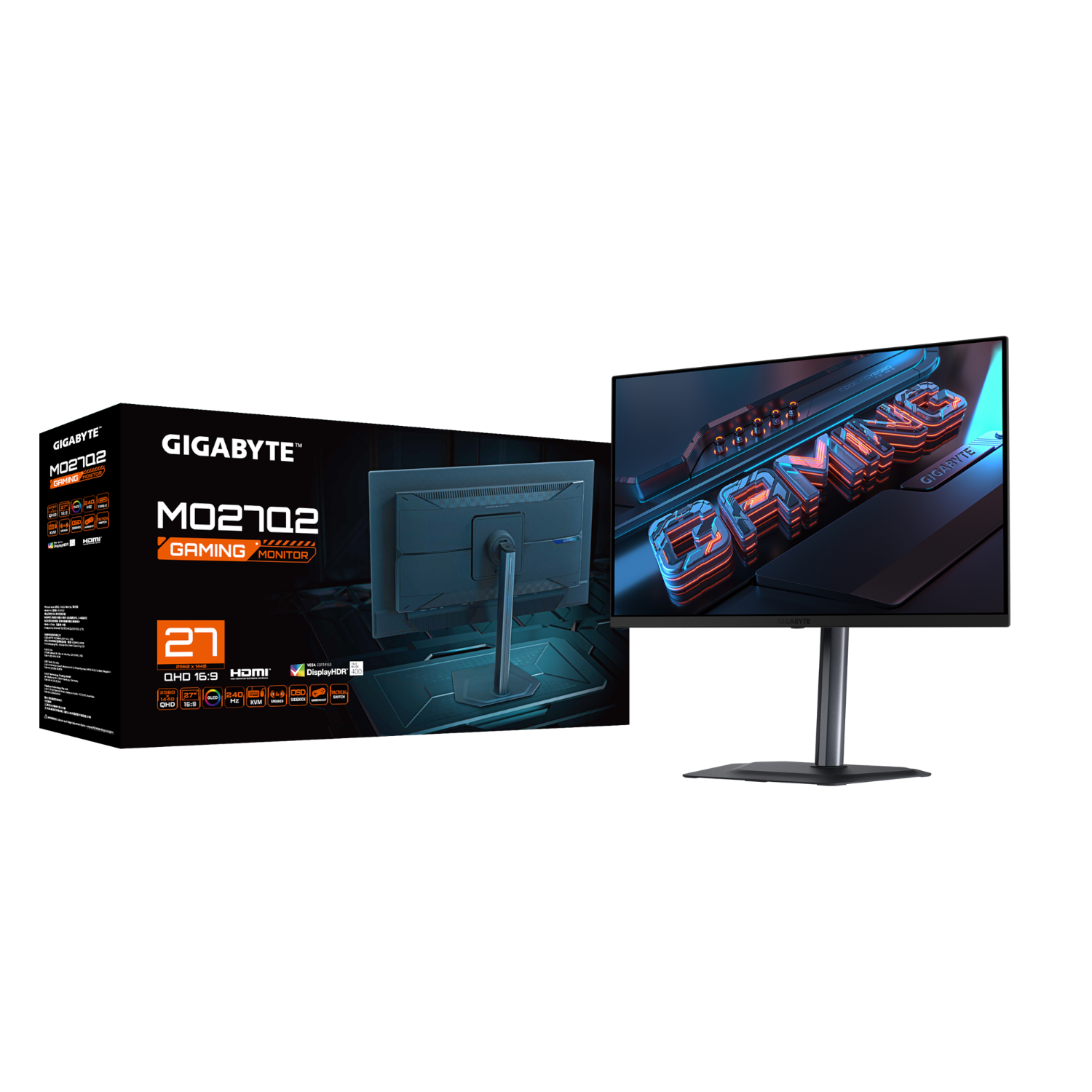 Gigabyte 27" OLED 2K QHD 240Hz 0.03ms
