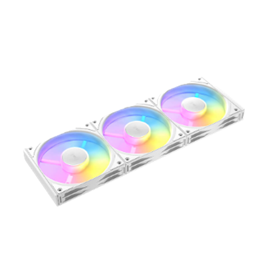 ערכת שלושה מאווררים למארז Antec Connect C120 ARGB White 3X Fans