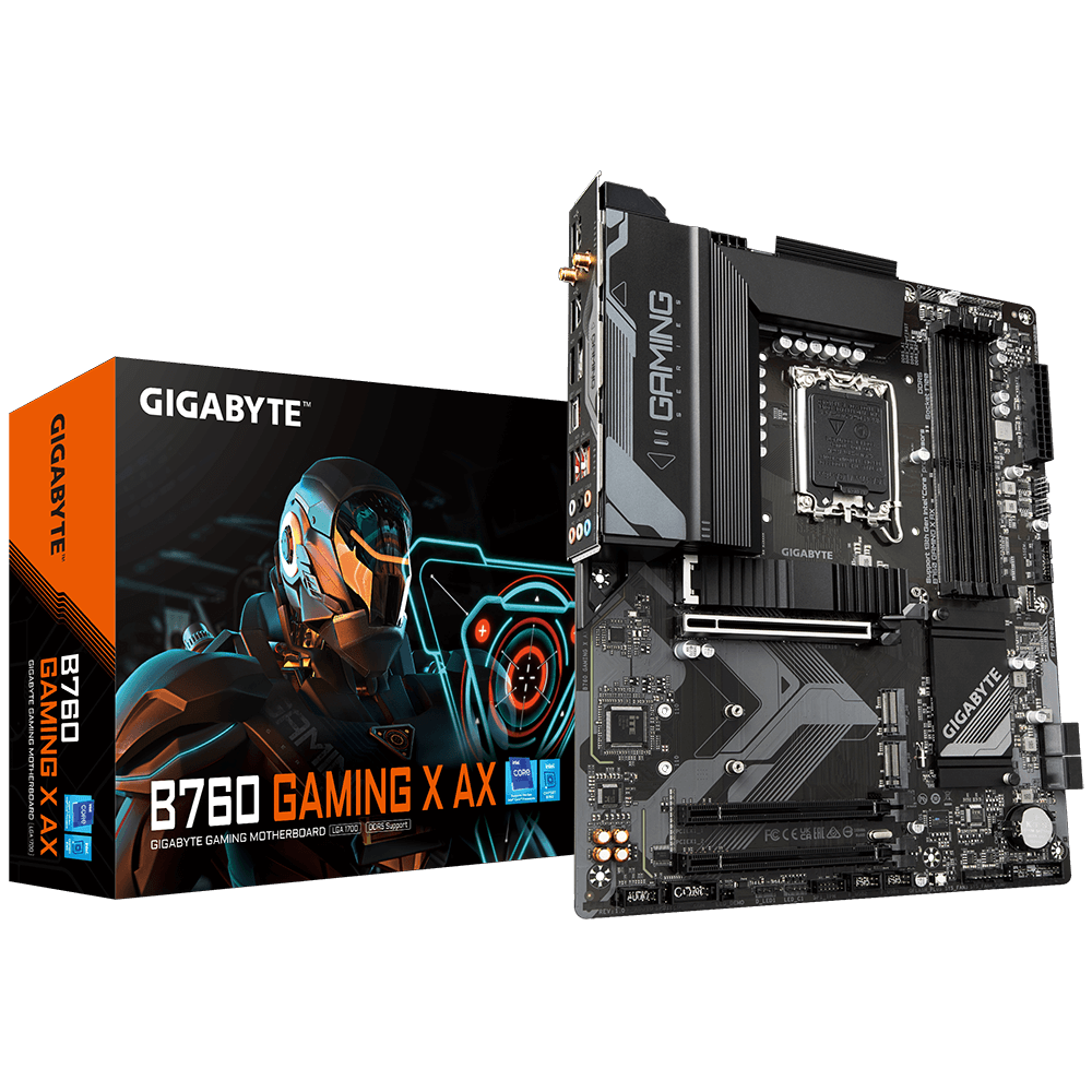 לוח אם Gigabyte B760 Gaming X AX 1.2 DDR5