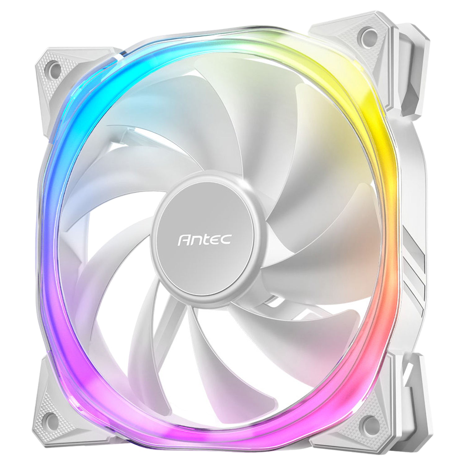 מאוורר למארז בצבע לבן Antec Fusion 120 ARGB 120mm White Fan