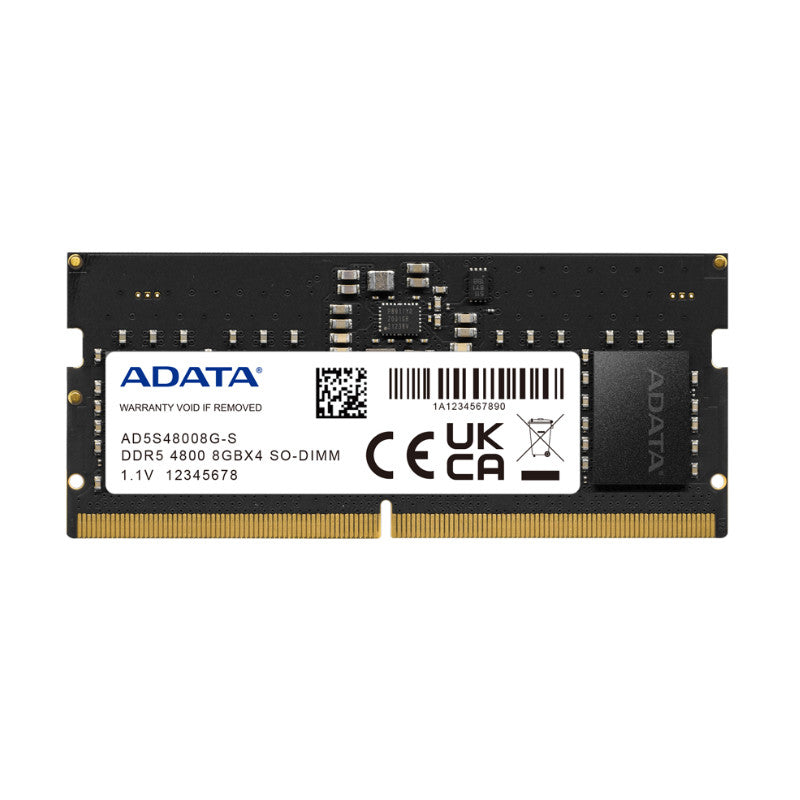 זיכרון לנייד ADATA SO-DIMM 16GB DDR5 5600Mhz