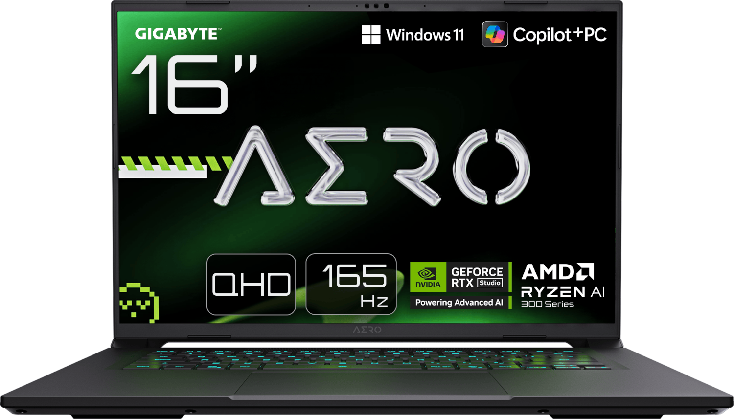 מחשב נייד Gigabyte AERO X16 16'' Ryzen 9 HX370/32G/1T/5070-8G/165Hz/11H