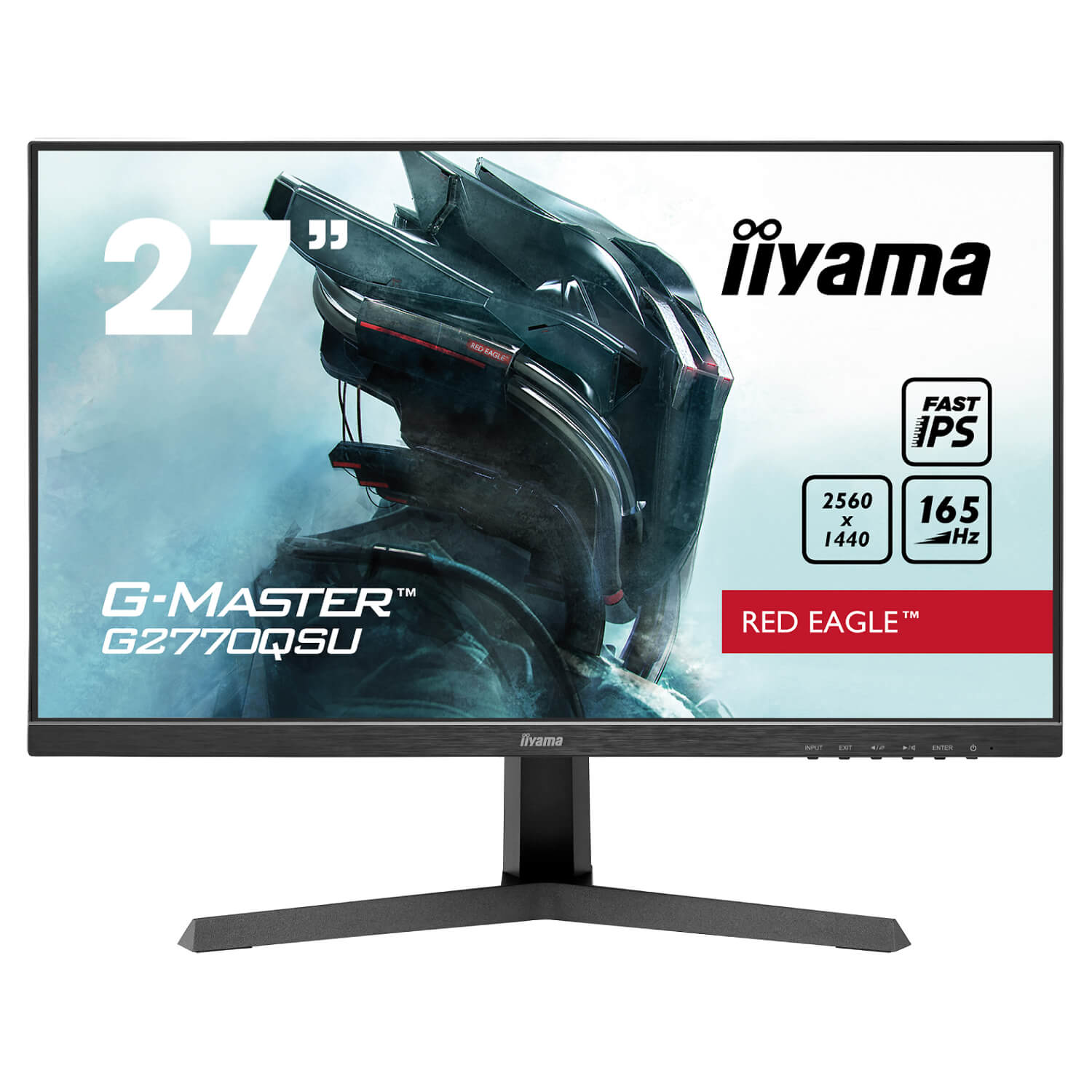 מסך גיימינג IIYAMA G-Master 27" IPS 2K WQHD 165Hz 0.5ms