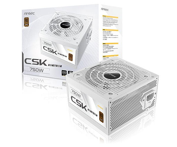 ספק כוח לבן Antec CSK 750DC 750W