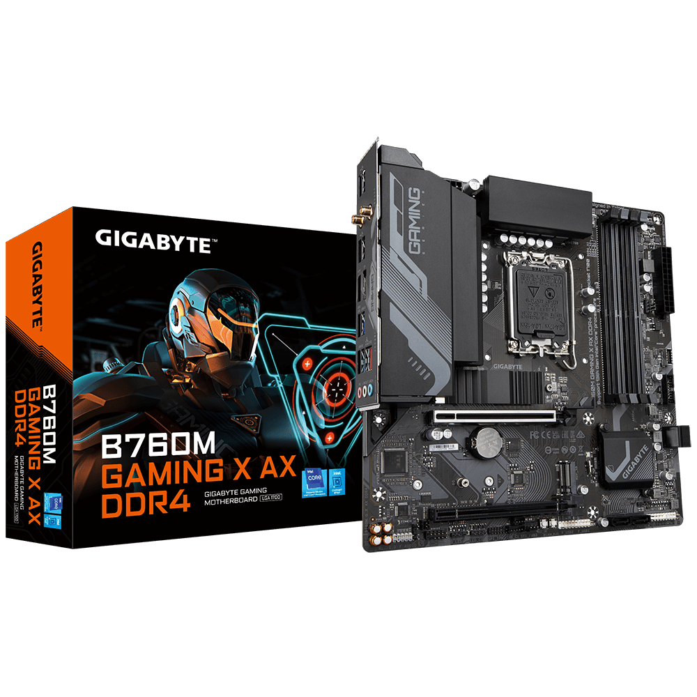 לוח אם Gigabyte B760 GAMING X AX DDR4 1.2