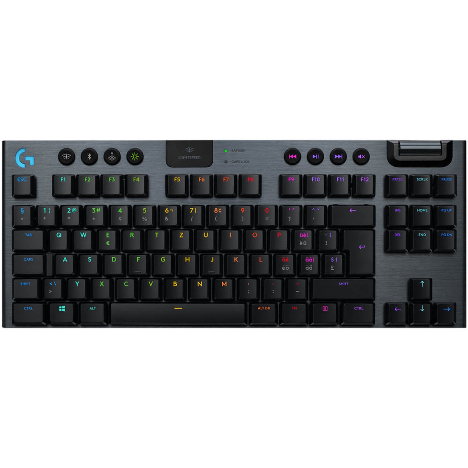 מקלדת גיימינג מכנית אלחוטית Logitech G915 TKL RGB GL