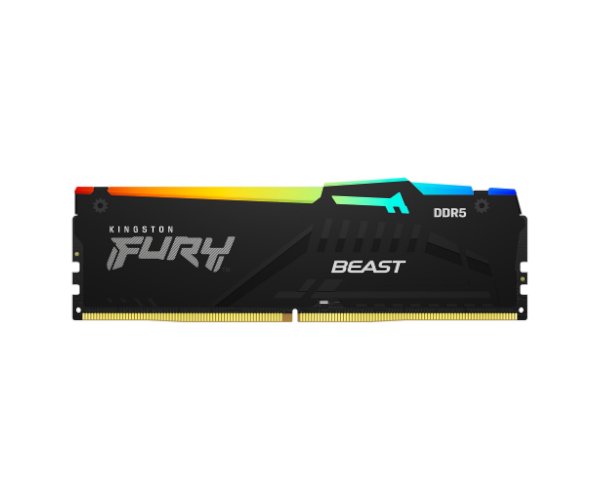 זיכרון לנייח Kingston Fury Beast RGB 16GB 1X16 DDR5 5600Mhz