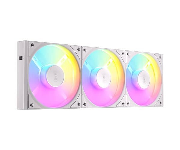ערכת שלושה מאווררים למארז Antec Connect C120 Reverse ARGB White 3X Fans