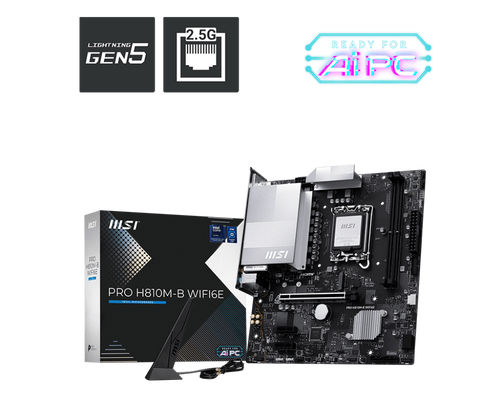 לוח אם MSI PRO H810M-B WIFI6E