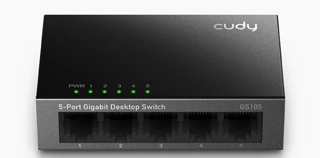 מתג מתכת Cudy 5-Port Gigabit