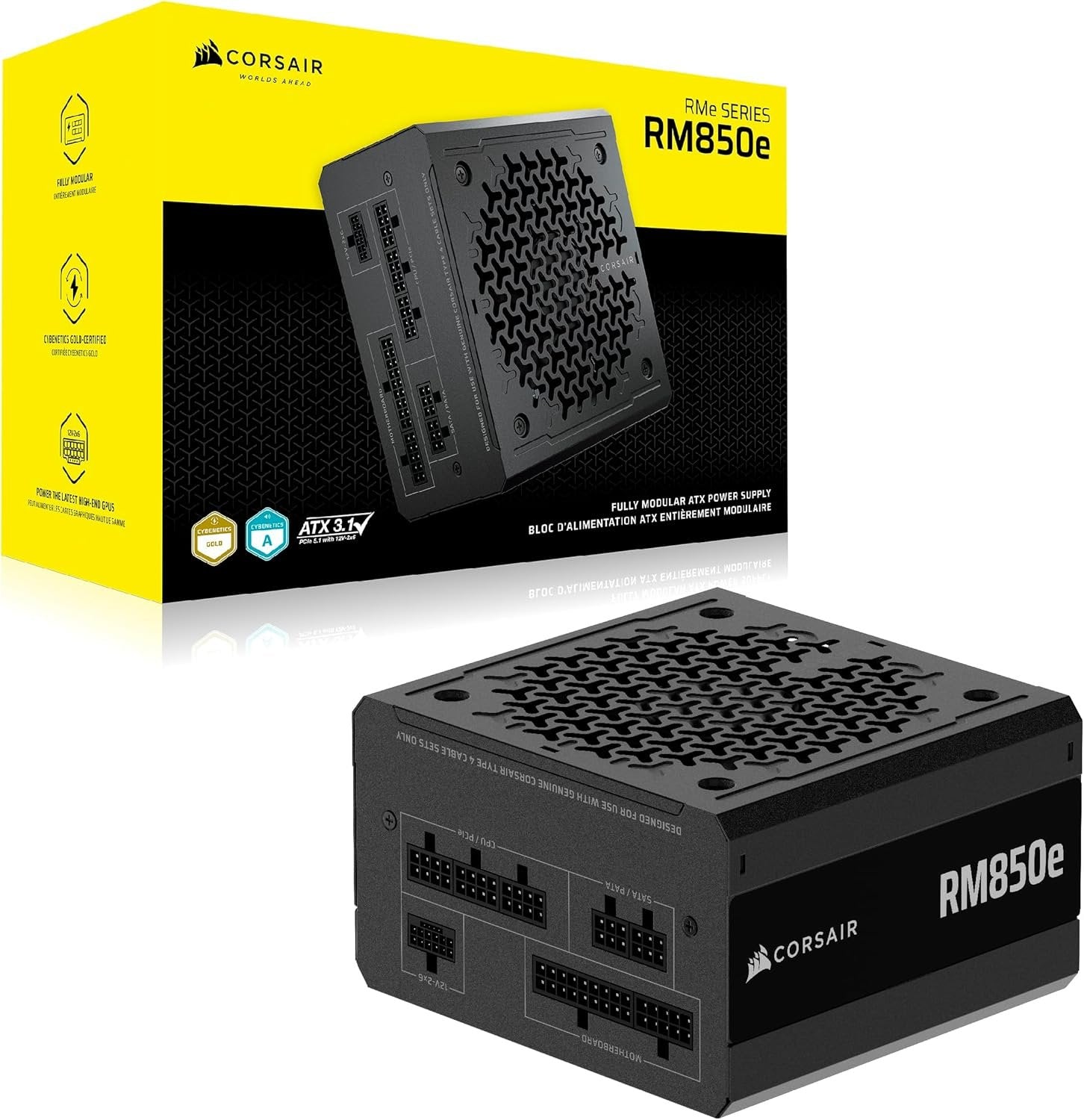 ספק כוח Corsair RM850e 850W Gold