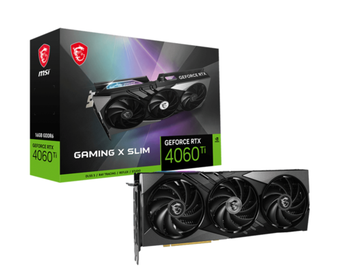 כרטיס מסך MSI GeForce RTX 4060 Ti 16GB Gaming X Slim