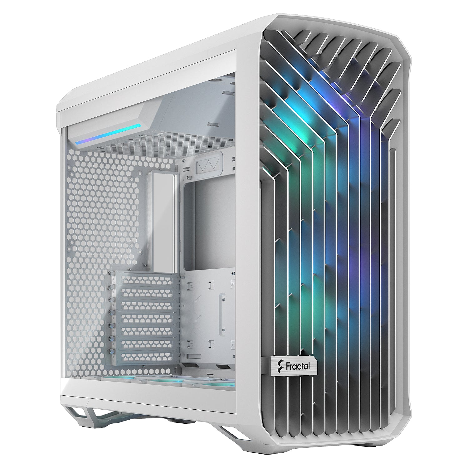 מארז לבן Fractal Design Torrent RGB White Clear