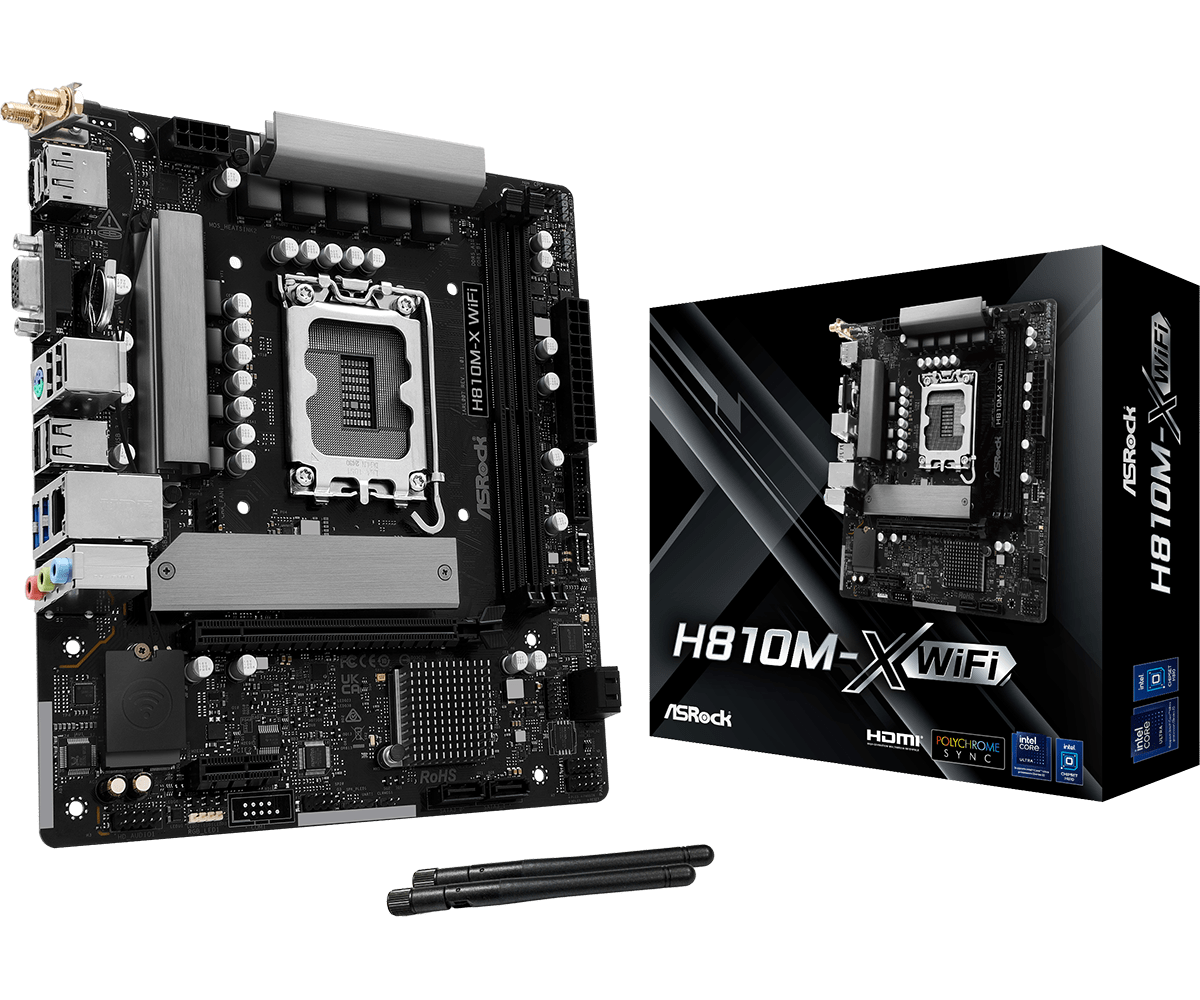 לוח אם ASRock H810M-X WI-FI