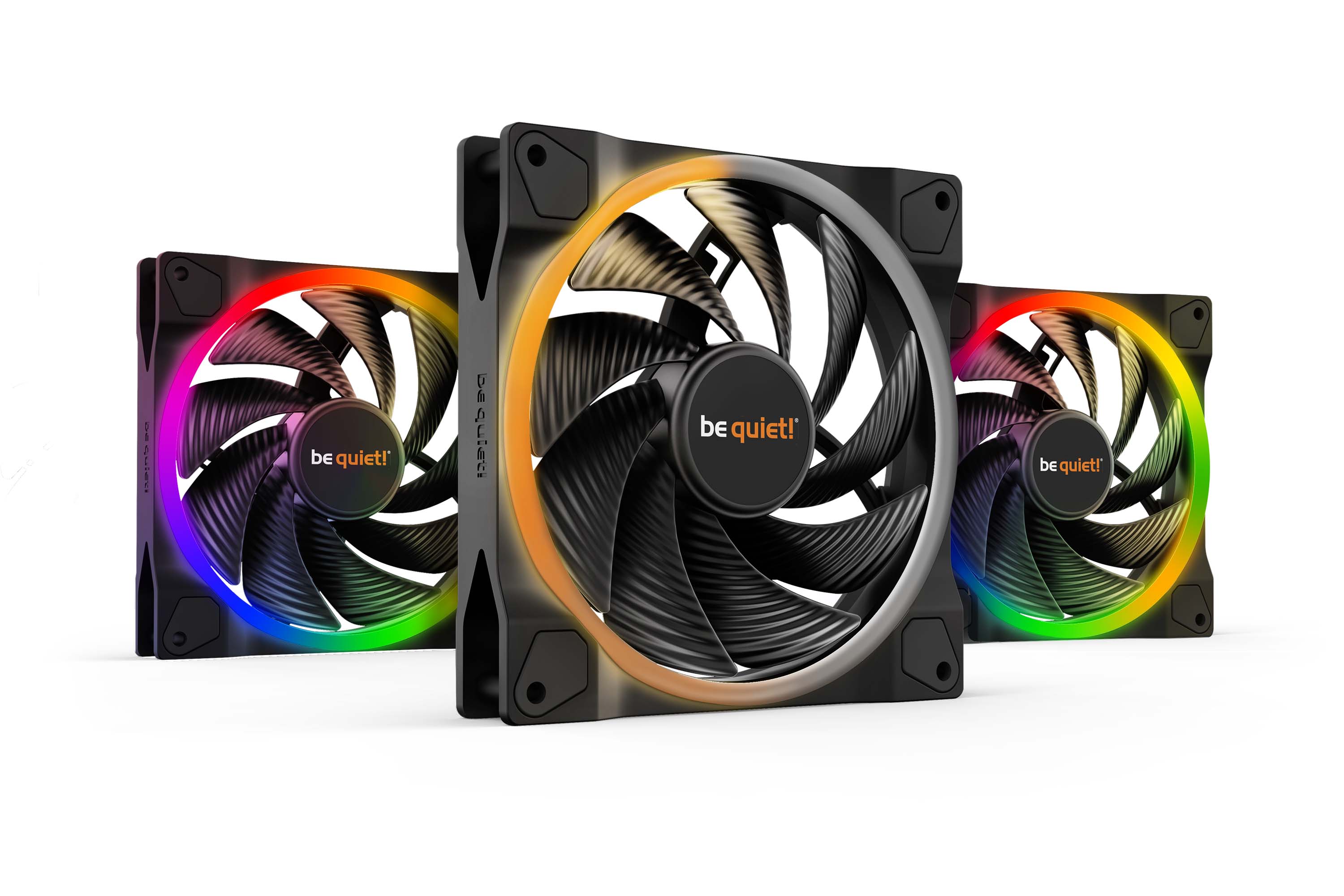 ערכת מאווררים למארז Be Quiet! Light Wings PWM High-Speed 3x Fans 140mm