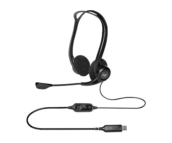 אוזניות Logitech H960 USB