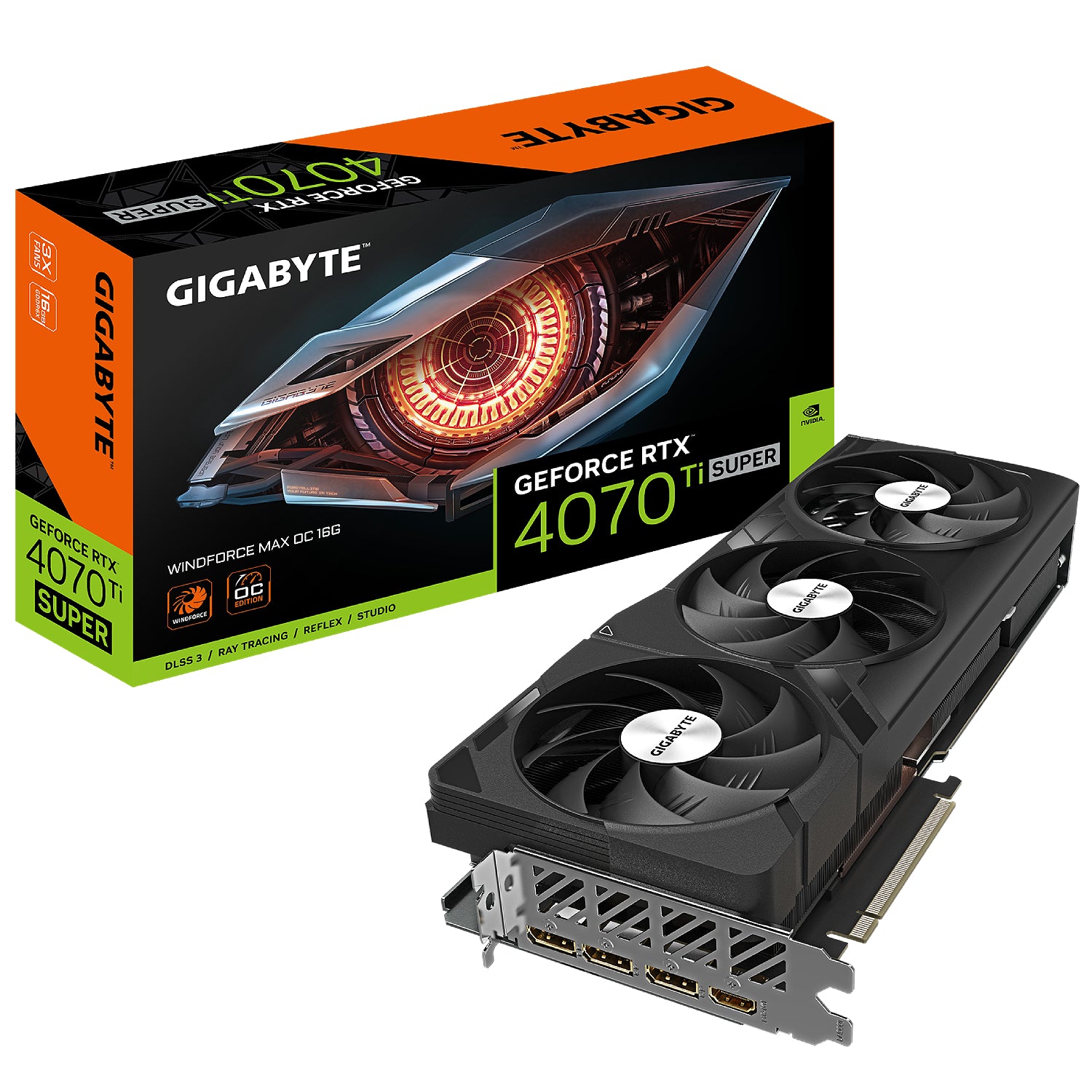 כרטיס מסך Gigabyte GeForce RTX 4070 Ti Super 12GB Gaming