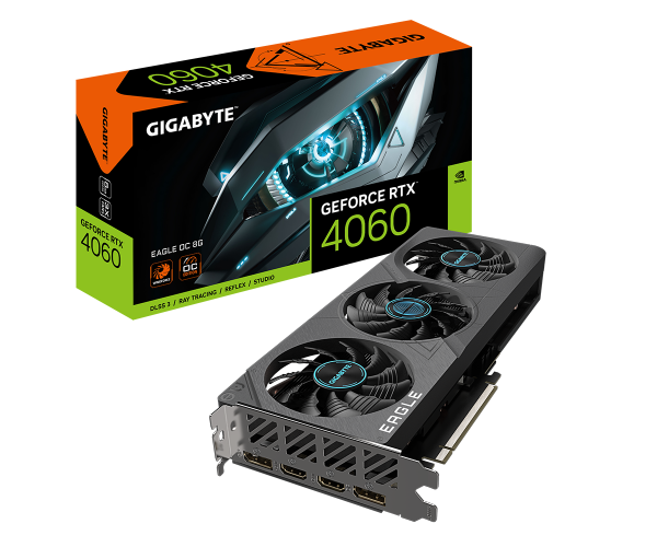 כרטיס מסך Gigabyte GeForce RTX 4060 8GB Eagle