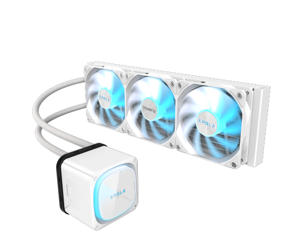 קירור נוזלי לבן Gigabyte Eagle ice ARGB 360mm
