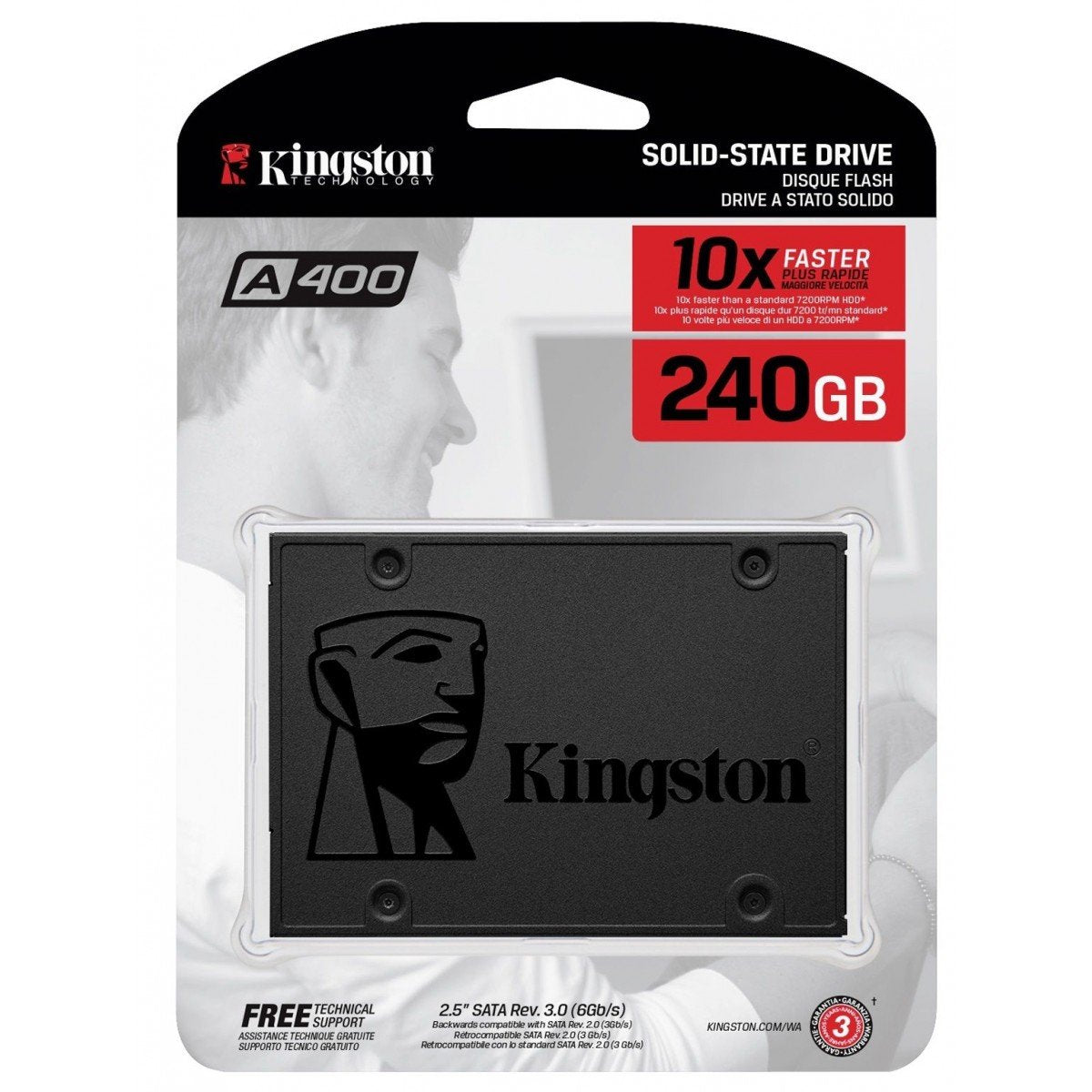 דיסק Kingston A400 240GB SATA SSD