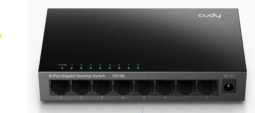 מתג מתכת Cudy 8-Port Gigabit