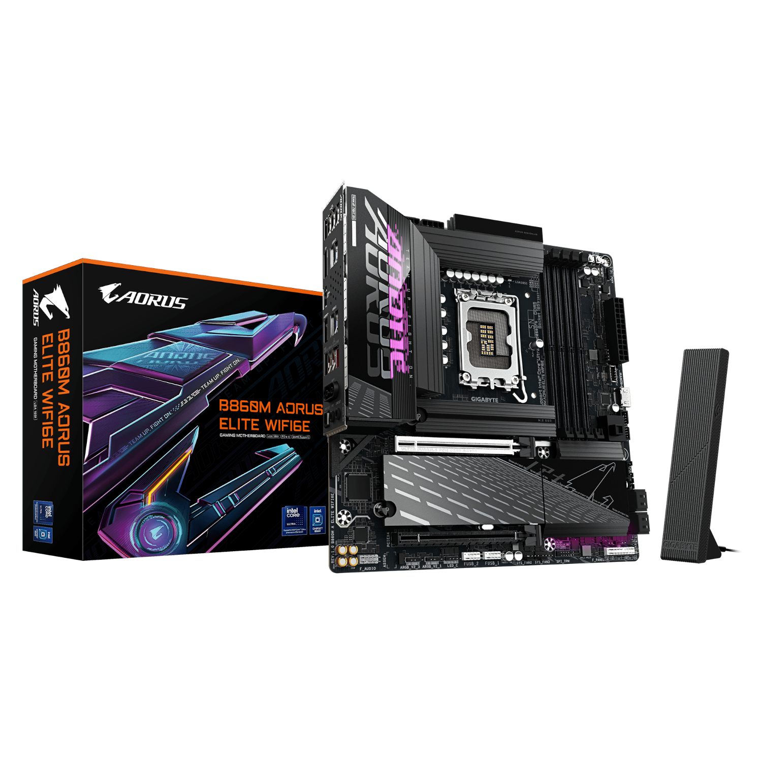 לוח אם Gigabyte B860M AORUS ELITE WIFI6E