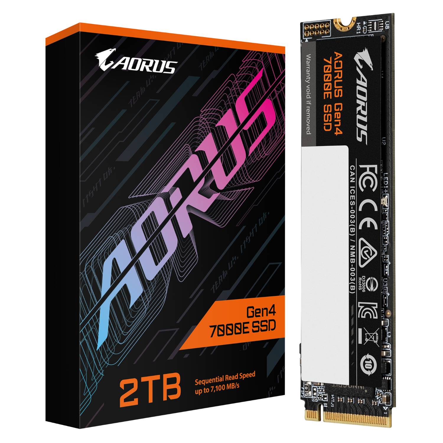 דיסק Gigabyte AORUS 7000E 2TB M.2 NVMe PCle Gen 4