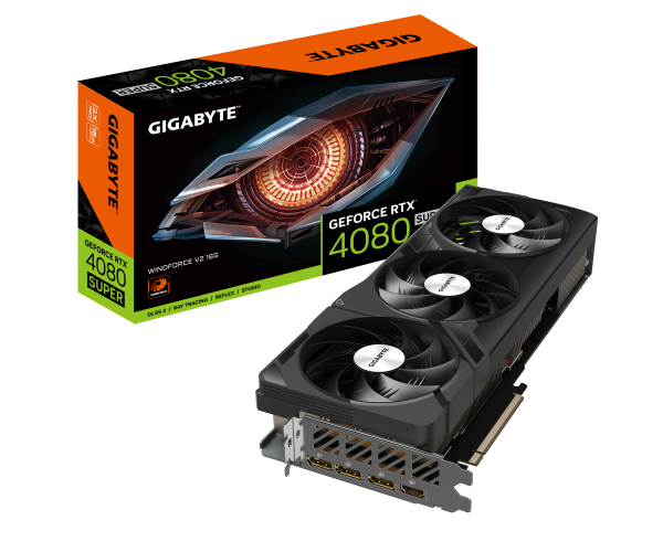 כרטיס מסך Gigabyte GeForce RTX 4080 SUPER 16GB WindForce V2