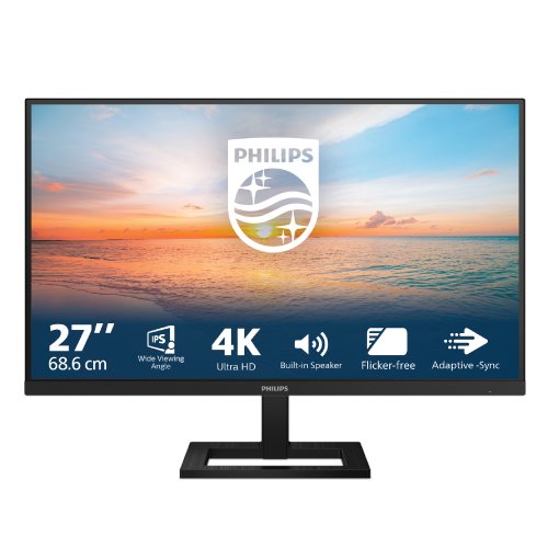 מסך Philips 27E1N1800AE 27'' IPS 4K-UHD 3Y-OS