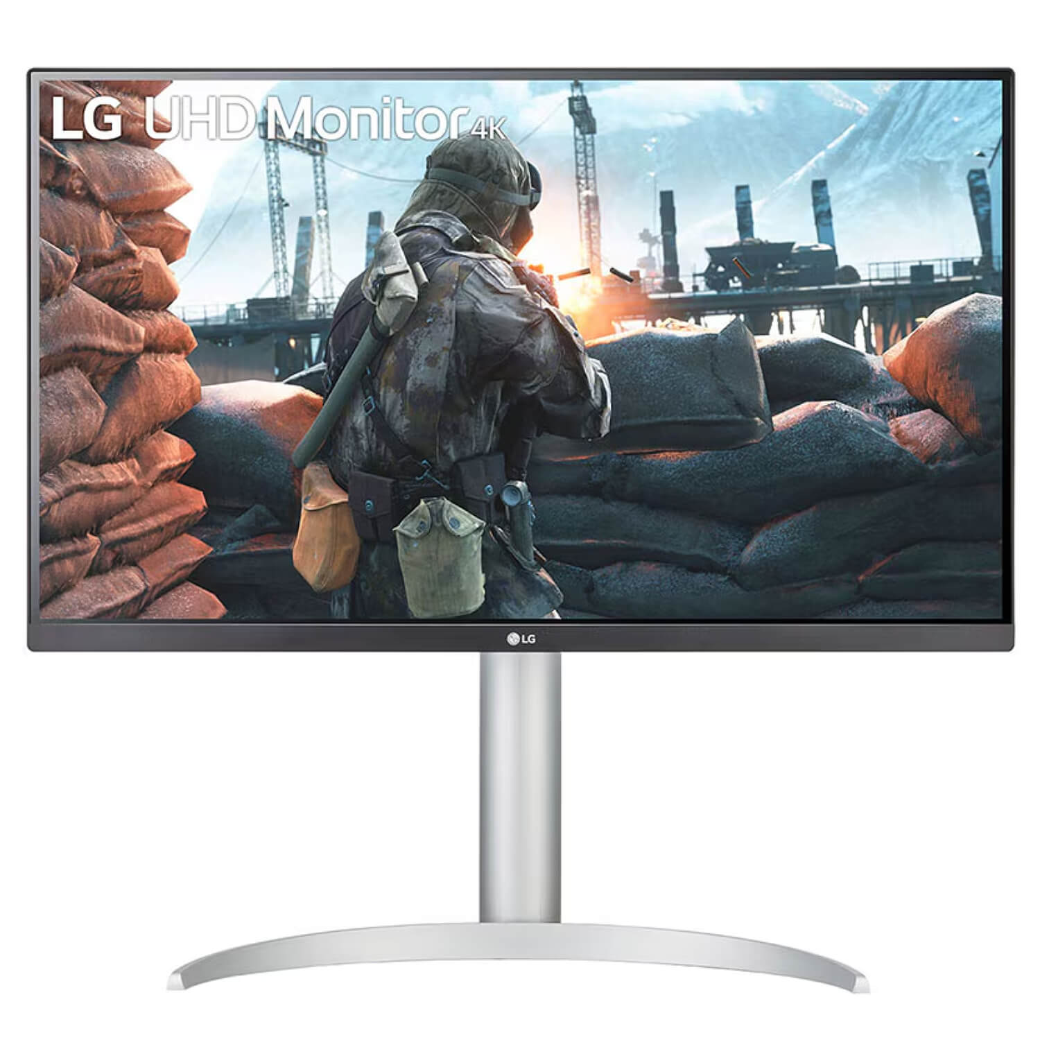 מסך LG 27UP650-W 27'' 4K UHD IPS