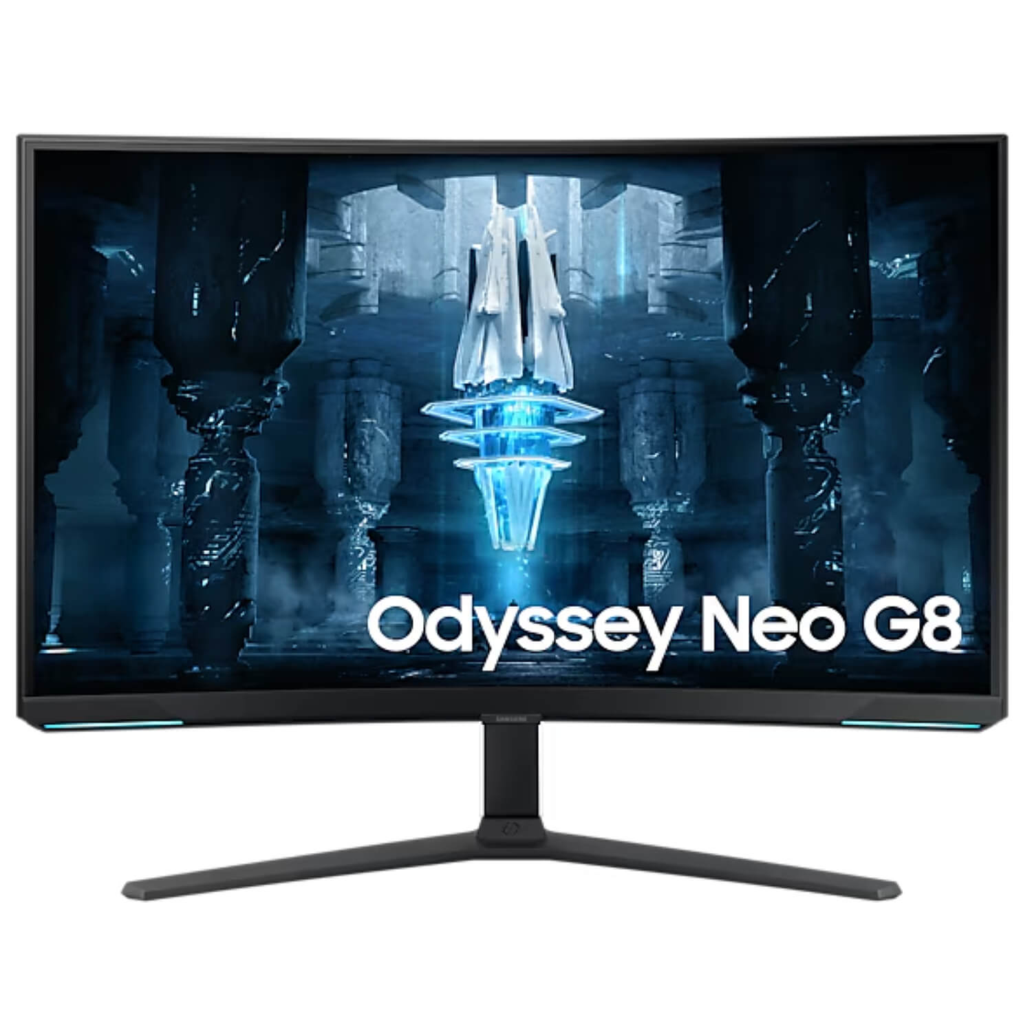 מסך גיימינג קעור לבן Samsung Odyssey Neo G8 32" VA 4K UHD 240Hz 1ms