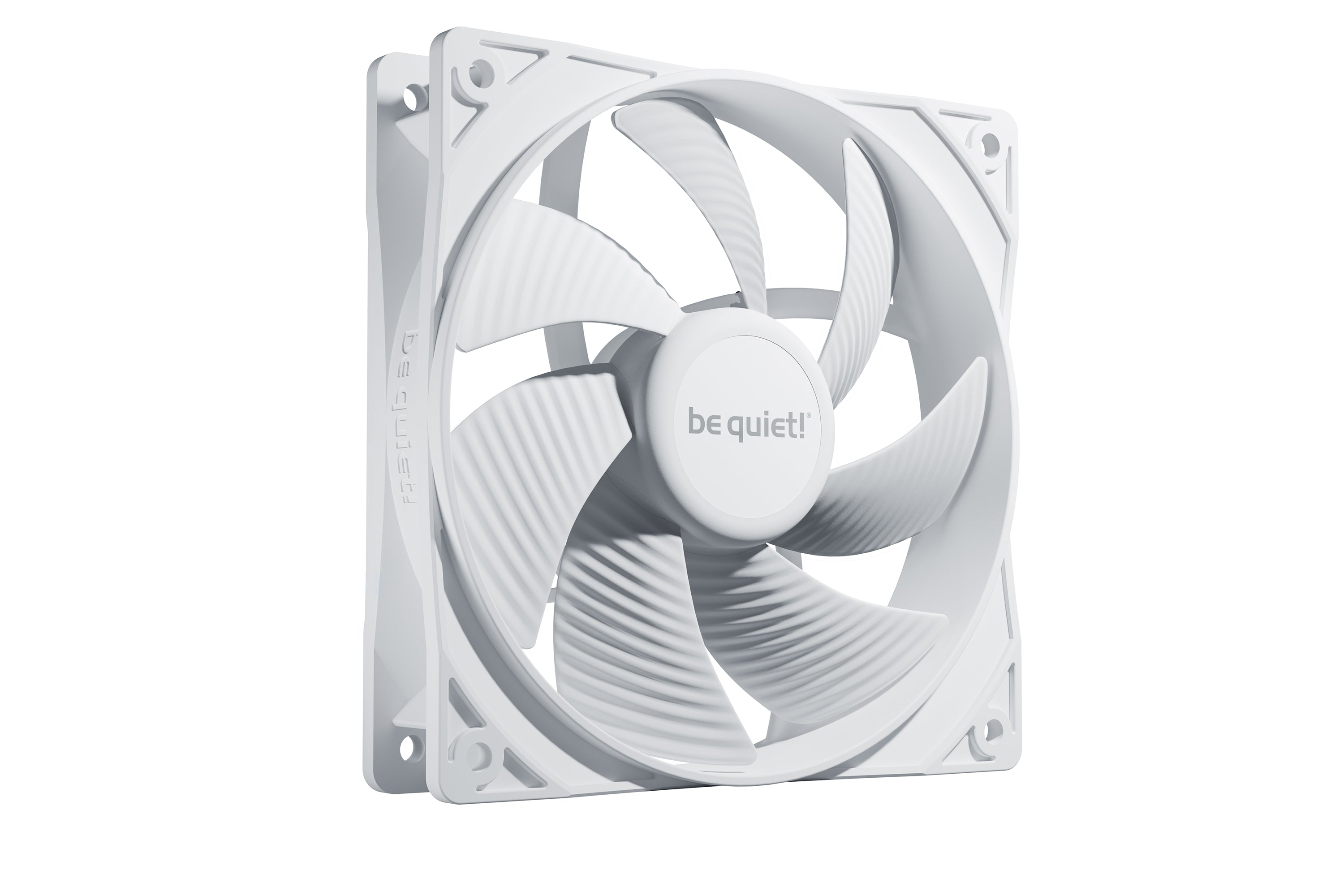 מאוורר למארז בצבע לבן be quiet! PURE WINGS 3 120mm PWM White