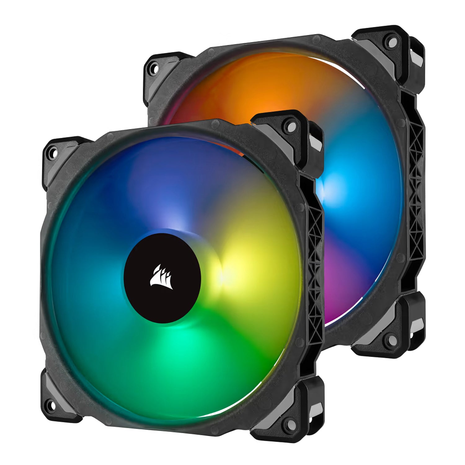 ערכת מאווררים למארז Corsair ML140 Pro Premium Magnetic Levitation PWM RGB 2x Fans 140mm