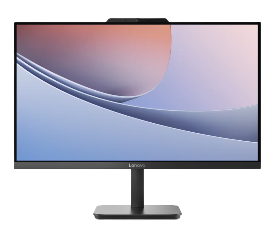 מחשב נייח Lenovo AIO V100 27'' i3-N305/16G/512G/DOS/Black/3Y-OS