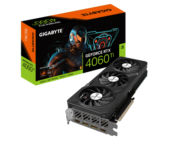 כרטיס מסך Gigabyte GeForce RTX 4060TI 16GB GAMING OC