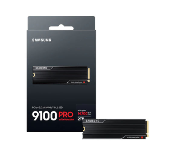 דיסק Samsung 9100 PRO 2TB M.2 NVMe PCle Heatsink